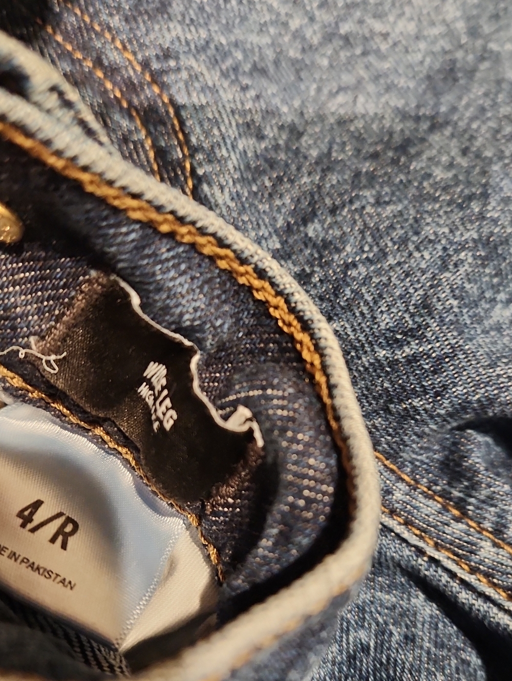 ❤️ EXPRESS HIGH RISE WIDE LEG TROUSER JEANS, 4 (27) - Picture 6 of 8